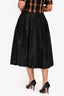 St. John Black Midi Skirt Size 2