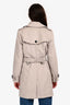 Burberry Light Taupe Wool/Cashmere Double Breasted Coat Size 4 US