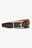 Hermes Brown Taurillon Clemence Leather Belt Size 90 Mens
