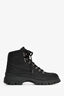 Prada Black Re Nylon Lace Up Combat Boots Size 37.5