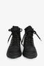 Prada Black Re Nylon Lace Up Combat Boots Size 37.5