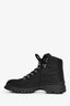 Prada Black Re Nylon Lace Up Combat Boots Size 37.5