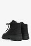 Prada Black Re Nylon Lace Up Combat Boots Size 37.5