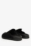 Hermes Black Suede Slip On 'Go' Mules Size 37.5