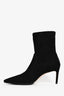 Stuart Weitzman Black Suede Pointed Toe Ankle Boots Size 7