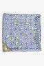 Hermes Blue/Green Silk 'Mors et Gourmettes' Scarf 90