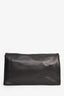 Prada Black Soft Sound Leather Shoulder Bag with 3 Charms