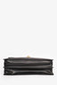 Prada Black Soft Sound Leather Shoulder Bag with 3 Charms