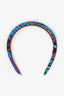 Hermès Blue/Multicoloured Silk Printed Headband