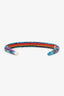 Hermès Blue/Multicoloured Silk Printed Headband