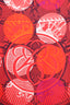 Hermès Red Silk Suite et Poursuite Scarf Size 140cm