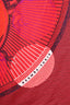Hermès Red Silk Suite et Poursuite Scarf Size 140cm