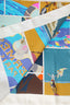 Hermès Blue/Multicolour Silk Soie Libre Scarf 90cm