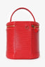 Louis Vuitton Red Epi Leather Cannes Vanity Case Top Handle