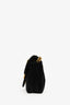 Gucci Black Velvet GG Marmont Small Shoulder Bag
