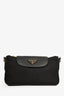 Prada Black Nylon/Leather Logo Crossbody