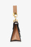 Fendi Brown Leather Kan I F Logo Shoulder Bag