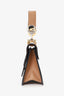 Fendi Brown Leather Kan I F Logo Shoulder Bag