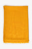 Hermès Yellow Cashmere/Silk New Libris Stole