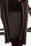Celine 2014 Purple/Burgundy Leather Nano Luggage Bag with Strap