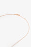Qeelin 18K Rose Gold/Diamond 'Petite Yu Yi' Necklace
