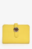 Hermès Yellow Leather 'Dogon' Card Holder