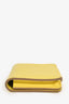 Hermès Yellow Leather 'Dogon' Card Holder