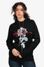 Christian Dior 2016 Black/Red Rose Hoodie Size XS