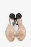Stuart Weitzman Black Leather Ankle Strap Block Heels Size 7.5