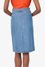 Stella McCartney Blue Denim Knee Length Skirt size 26