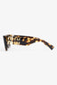Miu Miu Tortoiseshell Frame Logo-lettering Cat-eye Sunglasses