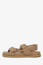 Fendi Beige Leather Feel Sandals Size 39