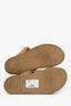 Fendi Beige Leather Feel Sandals Size 39