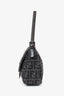 Fendi Grey Wool Zucca Mama Baguette Shoulder Bag