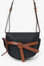 Loewe Black/Brown Leather 'Gate' Crossbody Bag