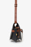 Loewe Black/Brown Leather 'Gate' Crossbody Bag