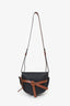 Loewe Black/Brown Leather 'Gate' Crossbody Bag