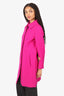 Louis Vuitton Pink Wool Coat Size 40