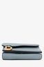 Christian Dior Grey Leather Saddle Wallet