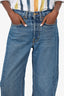 B Sides Blue Denim Barrel Leg Jeans Size 26