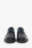 Louis Vuitton Blue/Black Leather Oxford Shoes Size 7.5 Mens