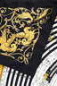 Hermès Black 'Astrologie Dies et Hore' Silk Scarf 90cm