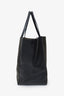 Celine Black Leather Croc Embossed Phantom Cabas Tote