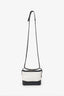 Pre-Loved Chanel™ 2016-2017 Black/White Lambskin Leather Small Gabrielle Bag