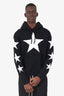Burberry Black/White Star Hoodie Size S