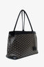 Goyard Black GoyardIne Canvas Brown Leather Trimmed Bellechasse Biaude PM Bag