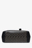 Goyard Black GoyardIne Canvas Brown Leather Trimmed Bellechasse Biaude PM Bag