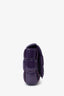 Bottega Veneta Dark Purple Shiny Leather Padded Cassette Crossbody Bag