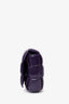 Bottega Veneta Dark Purple Shiny Leather Padded Cassette Crossbody Bag