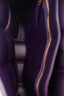 Bottega Veneta Dark Purple Shiny Leather Padded Cassette Crossbody Bag